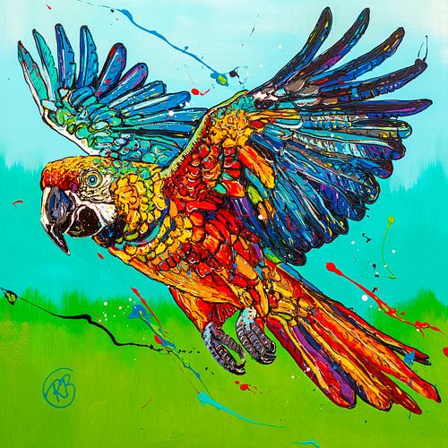 Dans in de Lucht van Happy Paintings / Renata Rolefes