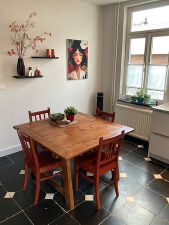 Portrait, Parmi les fleurs n° 3