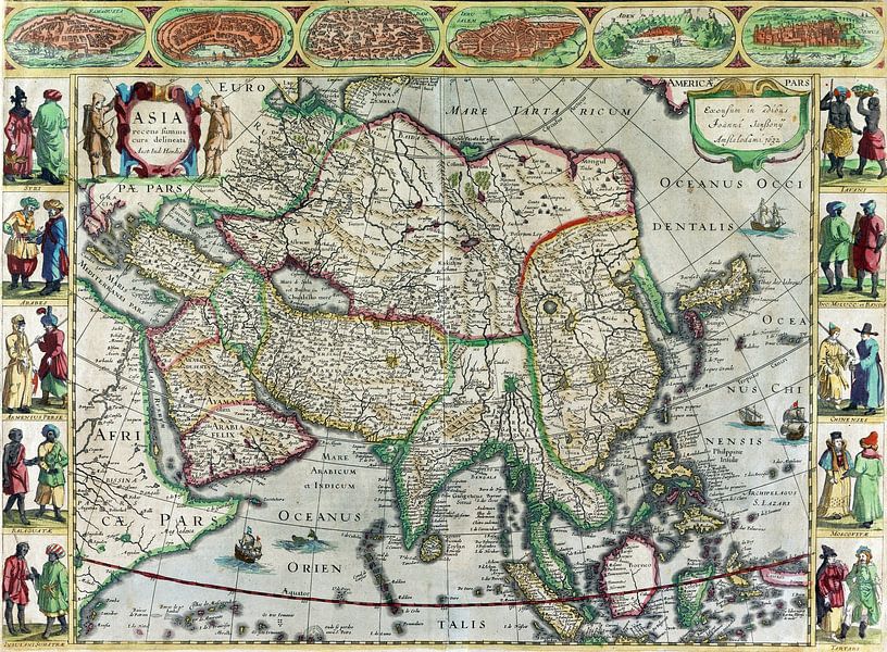 Asien 1683 von Atelier Liesjes