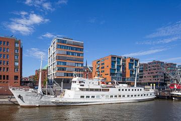 Sandtorhafen , Hafencity, Hamburg, Duitsland, Europa