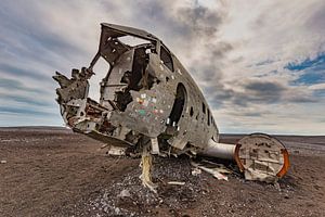 L'épave de l'avion de Solheimasandur