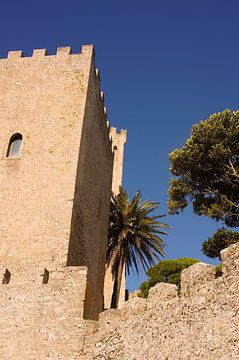 Kasteeltoren op Sicilië van Jadzia Klimkiewicz