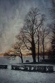 Warten auf den Sonnenuntergang von Axel Hoffmann