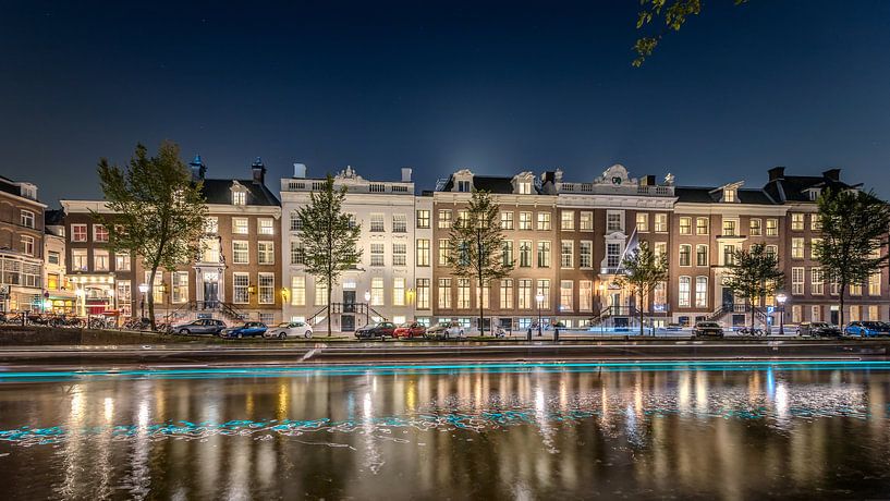 Herengracht - où est passé le bateau du canal? par Rene Siebring