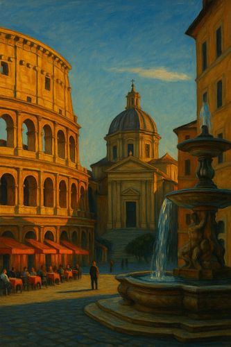 Afternoon Light at the Colosseum