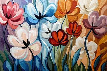 Bloemen Expressief van De Mooiste Kunst
