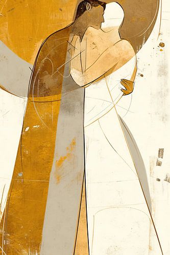 Romantik Malerei | Verflochtene Herzen Kunst