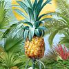 Tropical Art, Pineapple Included van Marja van den Hurk