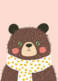 Cute bear by mathieu jeu