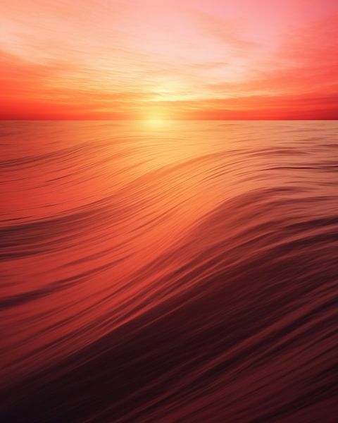 Schönheit des Ozeans von fernlichtsicht