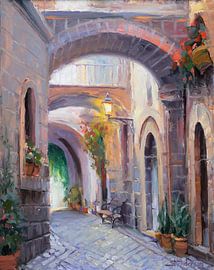 An Italian Street by Steve Henderson