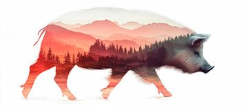 Dierennatuur dromen van Poster Art Shop