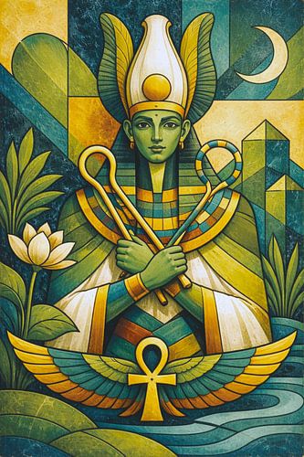 Illustration du dieu égyptien Osiris.