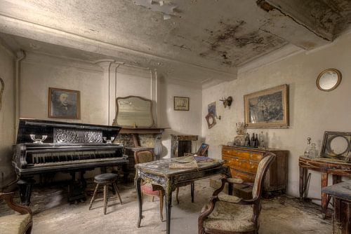 Urbex Hunters House woonkamer