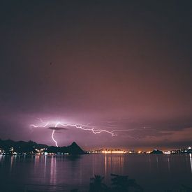 Blitzschlag in Rio de Janeiro von Stephan de Haas