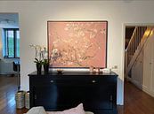 Kundenfoto: Mandelblüte (pink), Collage nach Vincent van Gogh 