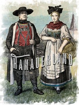 Hanauerland, costume, places, retro, original by Kahl Design Manufaktur