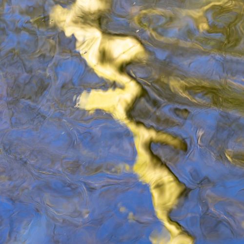 Reflectie in de stad, abstract