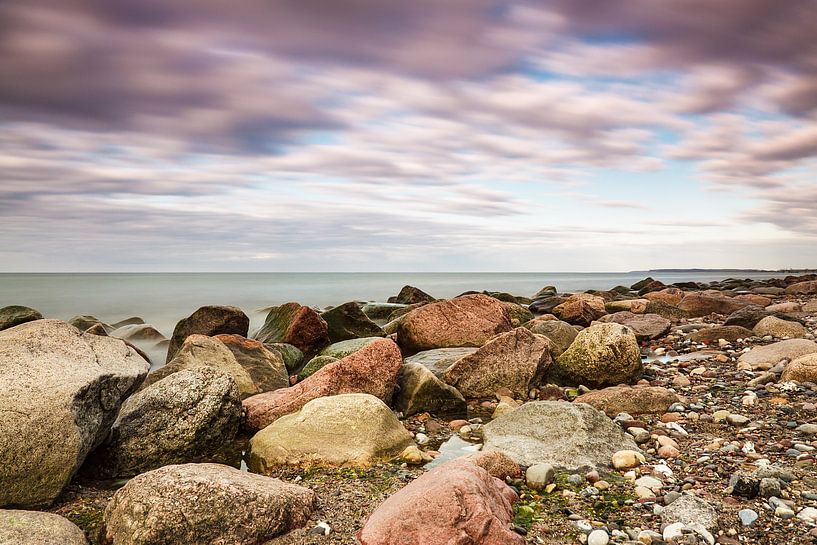 Steine an der Küste der Ostsee van Rico Ködder