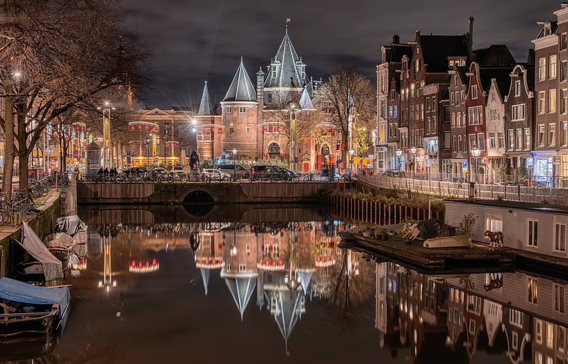 Nächtliches Amsterdam von RONALD JANSEN