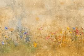 Blumenfeld, abstrakt von Studio Allee