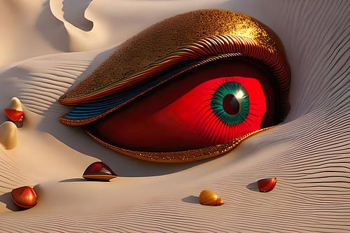 Das Auge in der Muschel