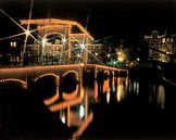 De Magere Brug, Amsterdam par Rene van der Meer Aperçu