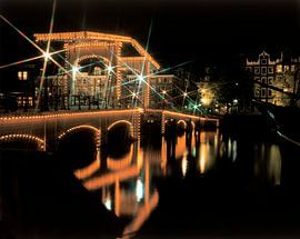De Magere Brug, Amsterdam by Rene van der Meer