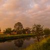 Prachtige zonsopgang in de Polder. van Lima Fotografie