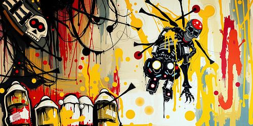 Desintegratie van de machines in de draaikolk van chaos