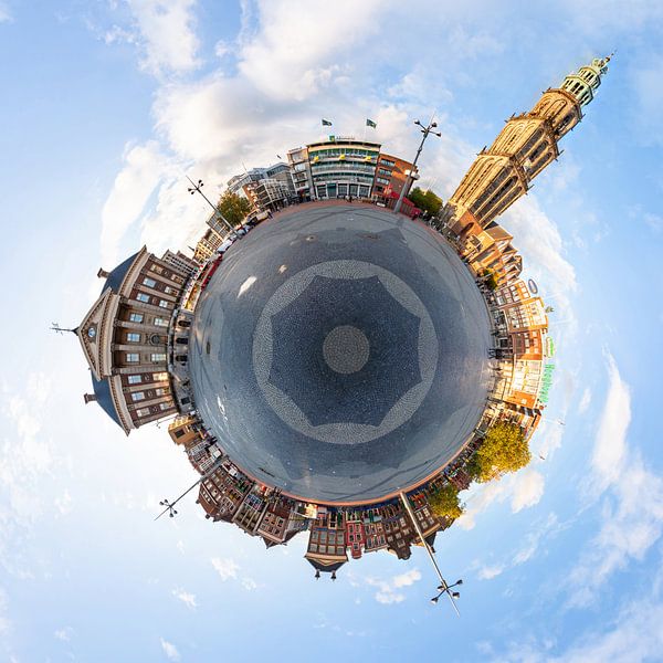 Planet Groningen (Grote Markt) by Frenk Volt