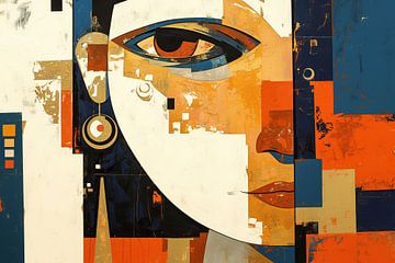 Frau mit intensivem Blick von ARTEO Gemälde