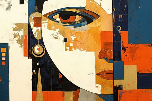 Frau mit intensivem Blick