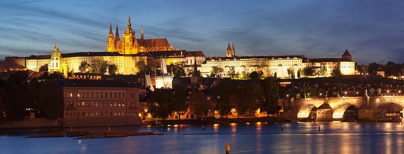 Charles Bridge, Hradcany and St Vitus Cathedral, Prague, by Markus Lange