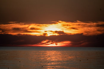 zonsondergang