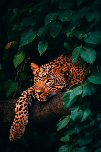 Jaguar in de schaduw