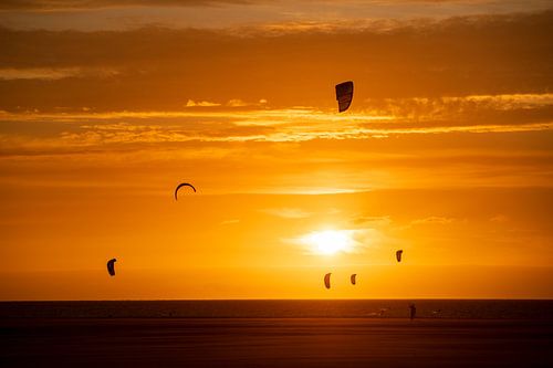 Zonsondergang Brouwersdam Zeeland