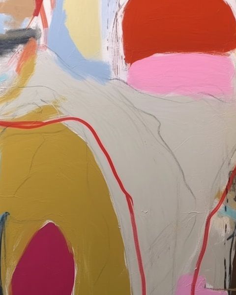 Colourful modern abstract by Studio Allee