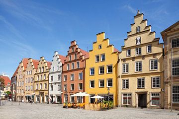 Markt, Marktplatz, häuser, Osnabrück