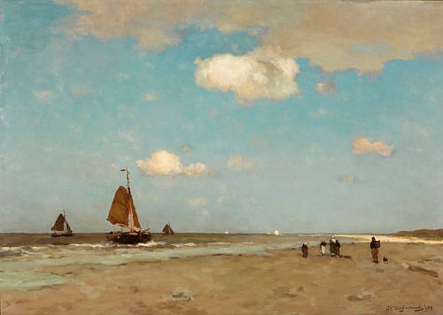 Strandgezicht, Johannes Hendrik Weissenbruch