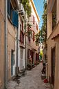 Une petite ruelle méditerranéenne, vieille ville de Baska Croatie par Fotos by Jan Wehnert Aperçu