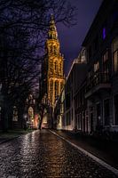 Martinitoren bij nacht
