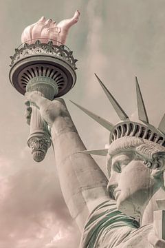 NEW YORK CITY Freiheitsstatue | urbaner Vintage-Stil