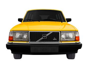 Volvo 245 in geel van aRi F. Huber