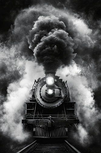 Stoomende legende op rails