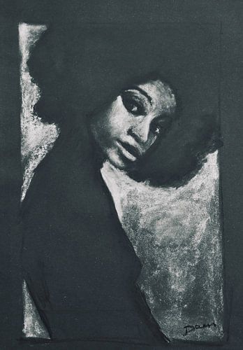 Black girl by Mieke Daenen