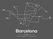 Barcelona Metro Donkergrijs van MDRN HOME thumbnail