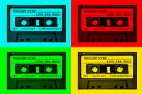 Music cassette PopArt