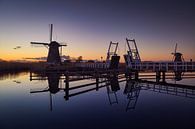 Zonsondergang in Kinderdijk von Roy Poots Miniaturansicht