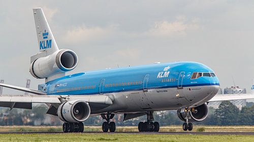 KLM McDonnell Douglas MD-11 passagiersvliegtuig.